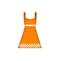 orange dress emoji