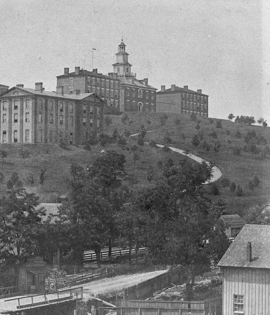 historical photo of East Tennessee College on the Hill